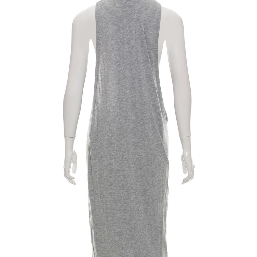 ACNE Studios Grey Corvina Midi Sleeveless Scoop Neck‎ Jersey Dress Large … - Picture 5 of 9